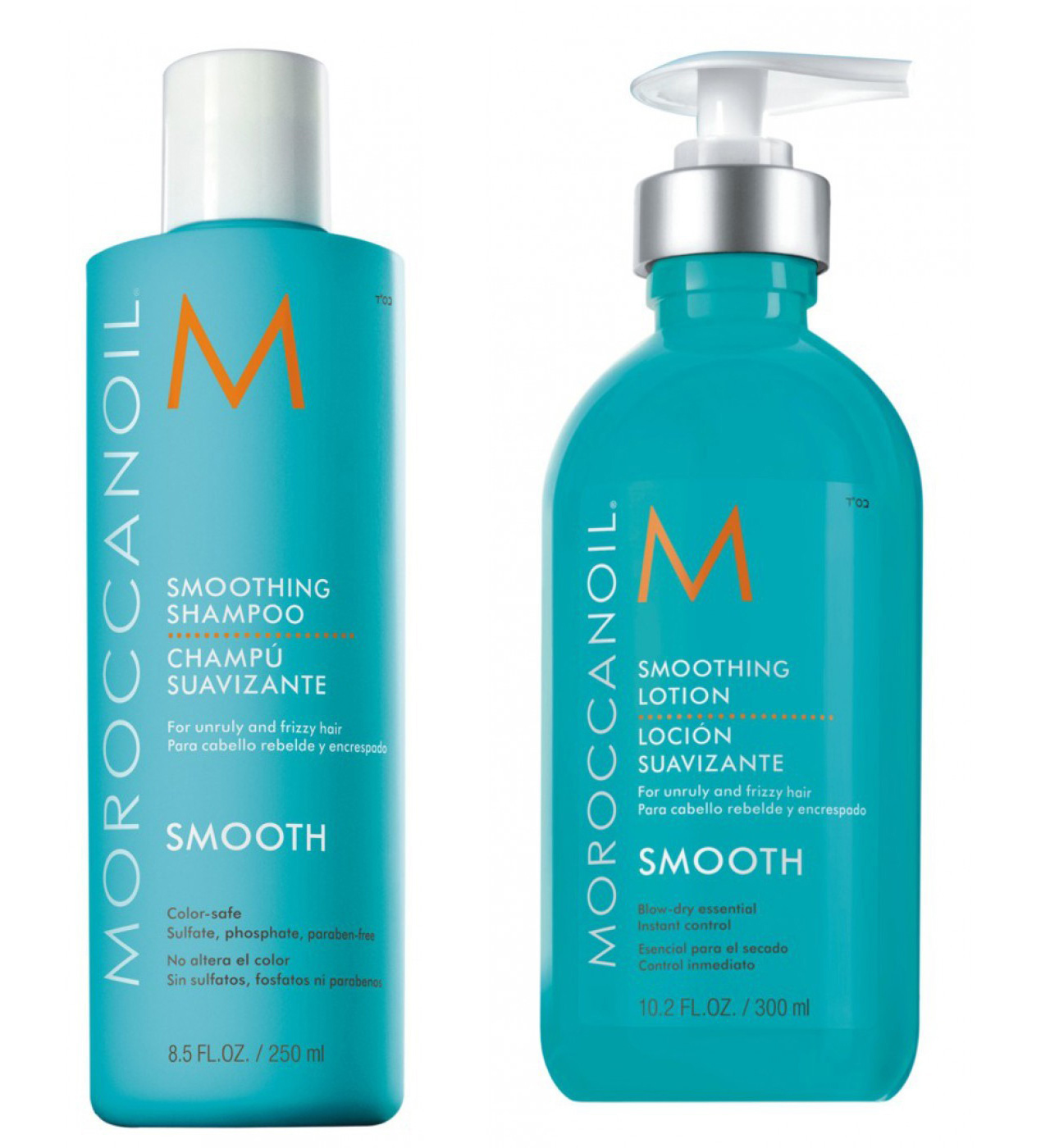 Set pentru netezire par Moroccanoil Smooth duo