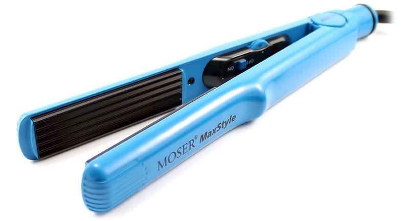 Moser Max Style Crimper - placa creponat albastra volum radacina