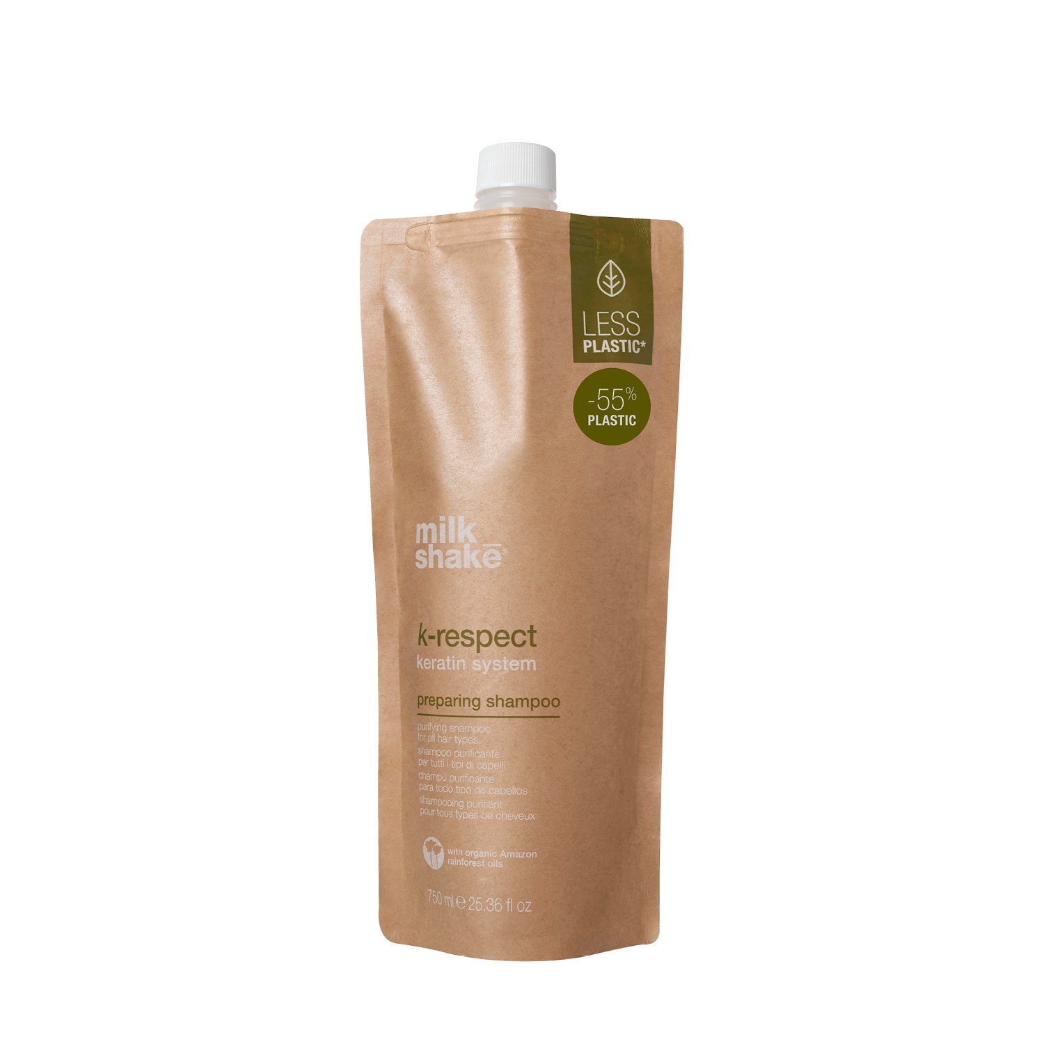 Sampon purifiant pentru toate tipurile de par Milk_Shake K-Respect System 750ml
