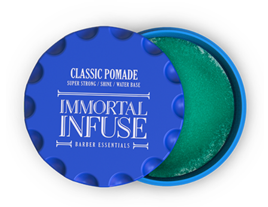Pomada lucioasa cu fixare foarte puternica Immortal Infuse Classic Pomade Strong Hold 150ml