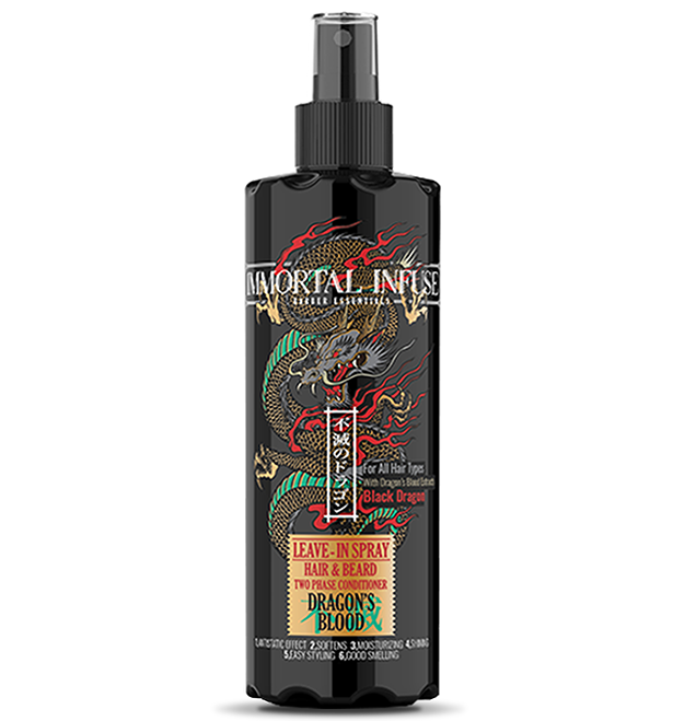 Leave In Immortal Infuse Black Dragon - Lotiune hidratanta pentru styling 350ml