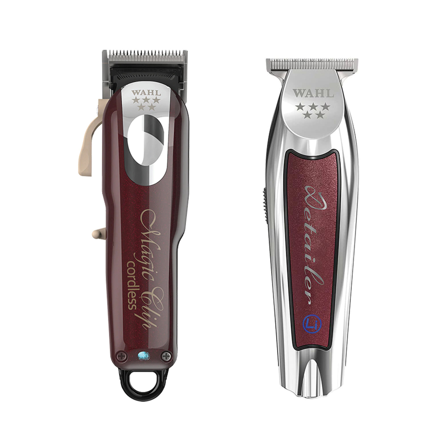 Set masina de tuns si contur Wahl Magic clip cordless, Wahl Detailer Cordless