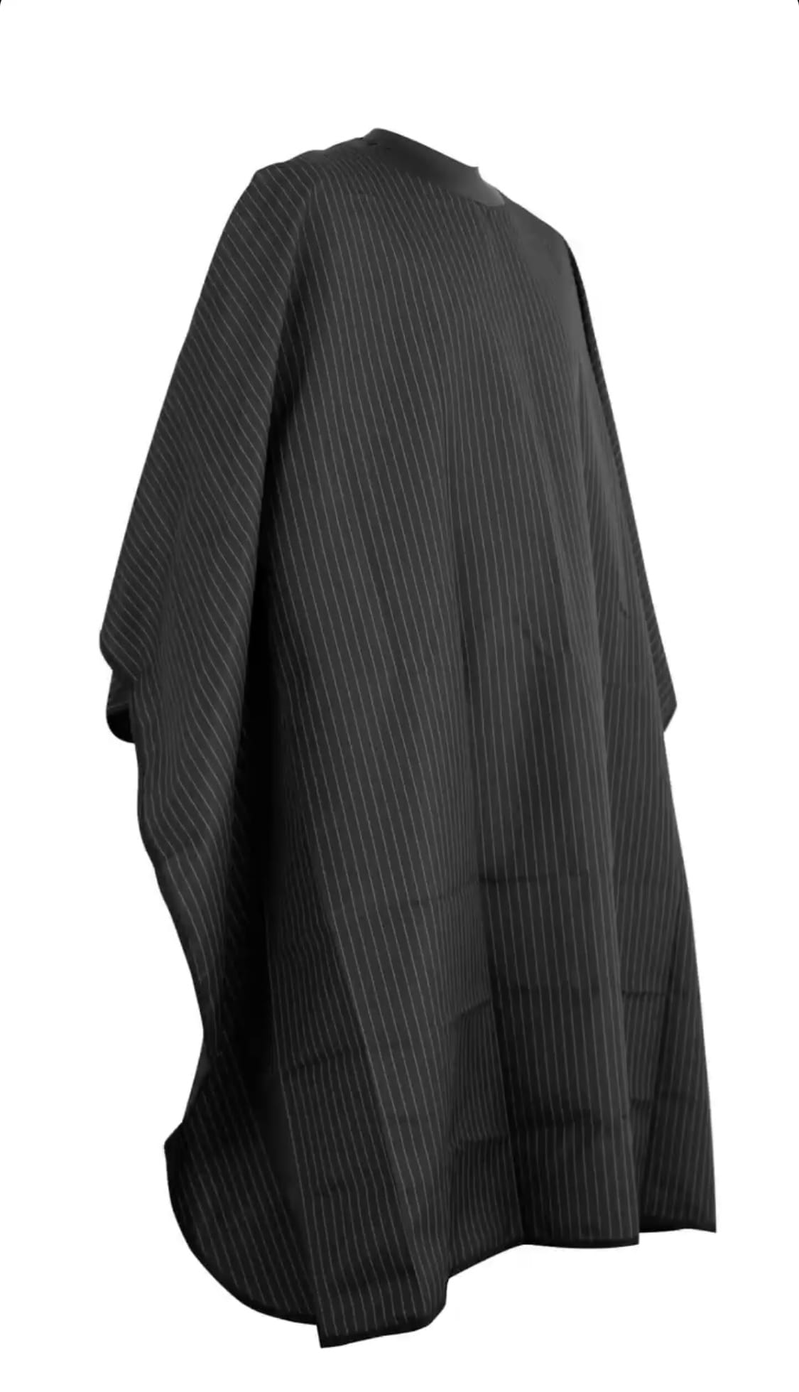 Pelerina cu guler de neopren Neocape Barber Pinstripe Black