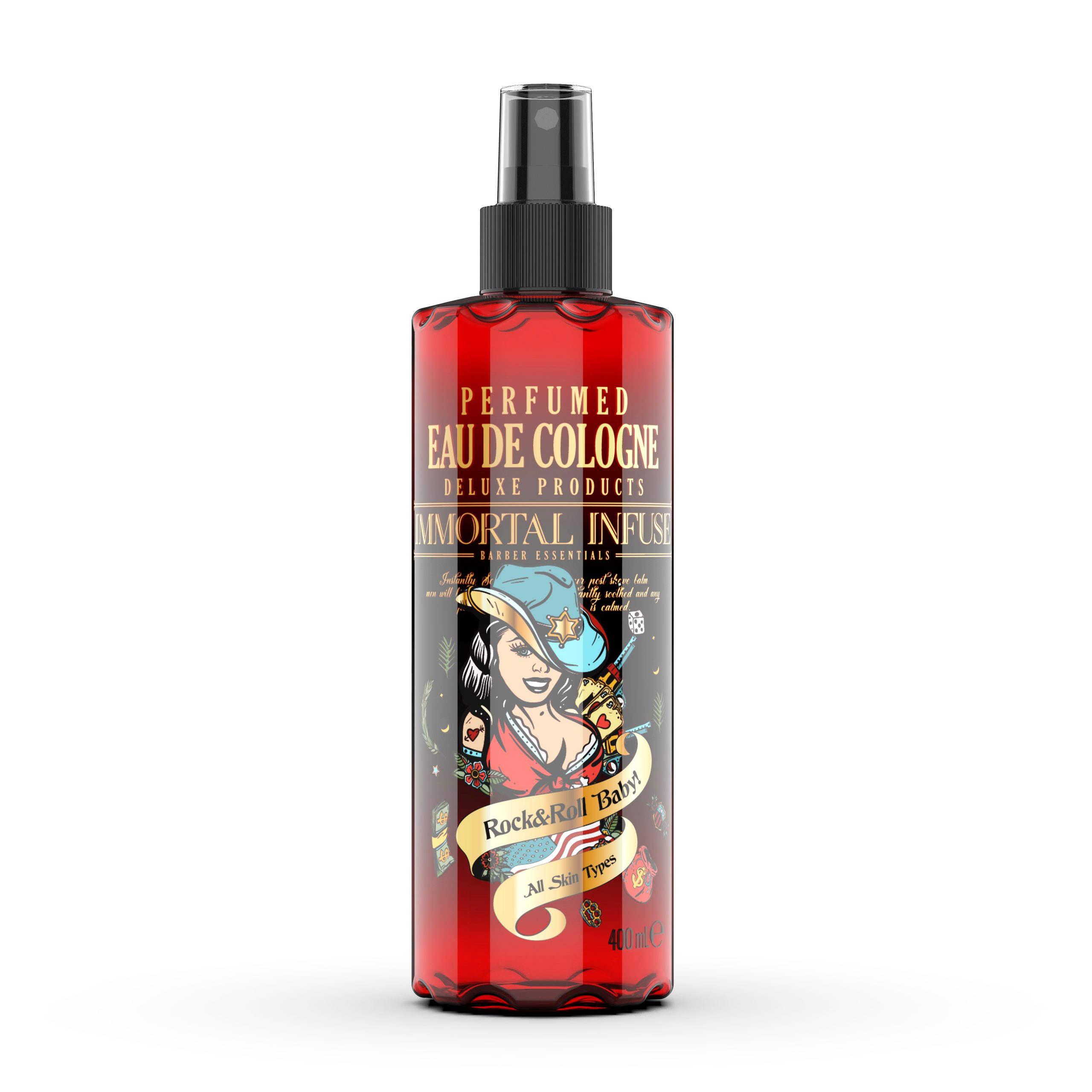 Immortal Infuse Rock & Roll - apa de colonie, after shave 400ml