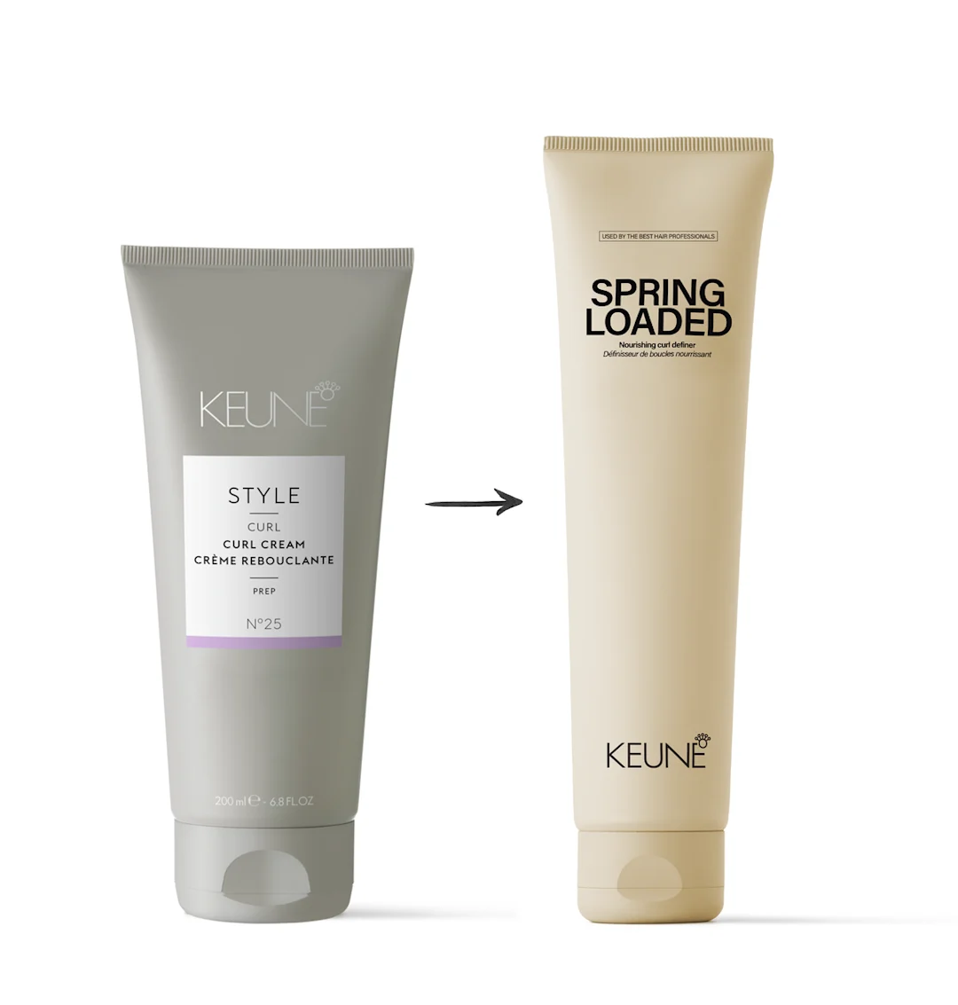 Crema pentru bucle Keune Style No 25 Curl Cream 200ml - New Spring Loaded 150ml