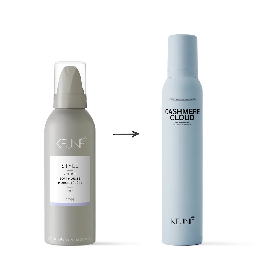 Spuma de par Keune Style Mousse Soft 200ml - New Cashmere Cloud