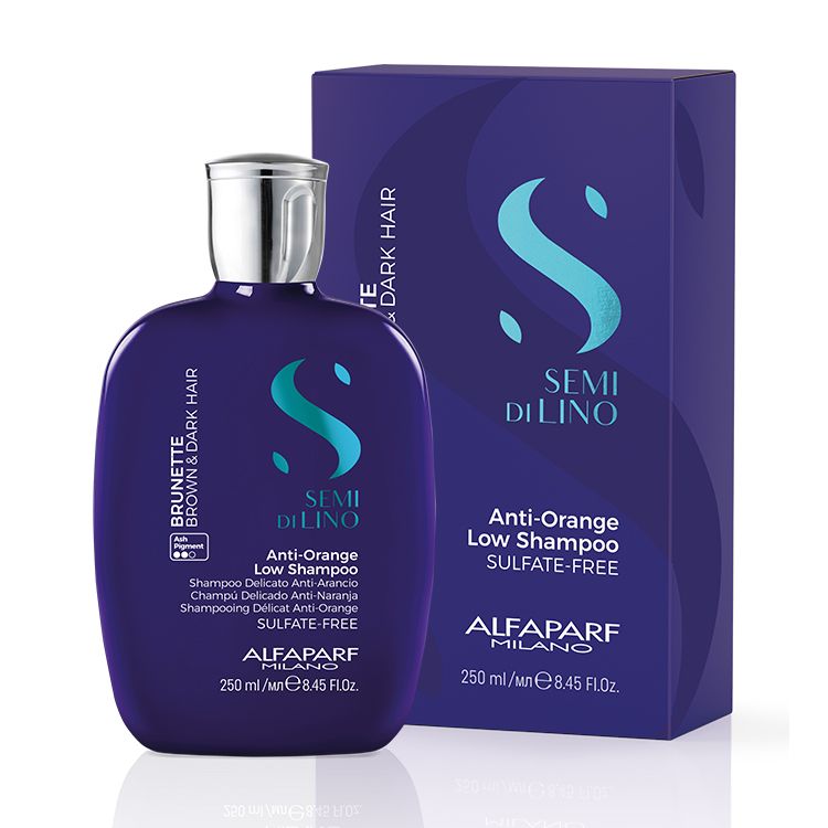 Sampon anti-portocaliu Alfaparf Milano Brunette & Dark Hair 250ml