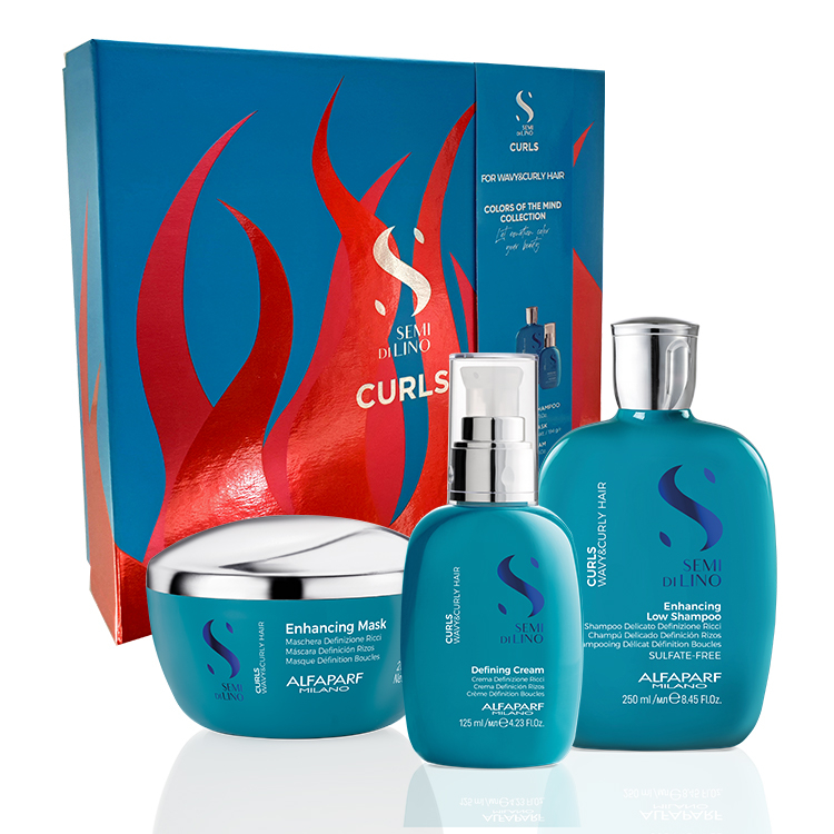 Set pentru par ondulat sau cret Alfaparf Milano Curls