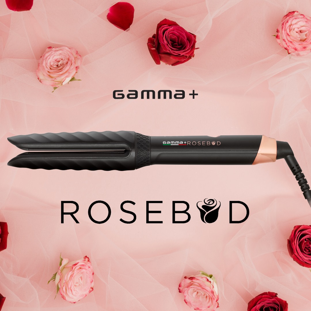 Gamma Piu Rosebud - placa de par ondulator 2 in 1 bucle si intindere
