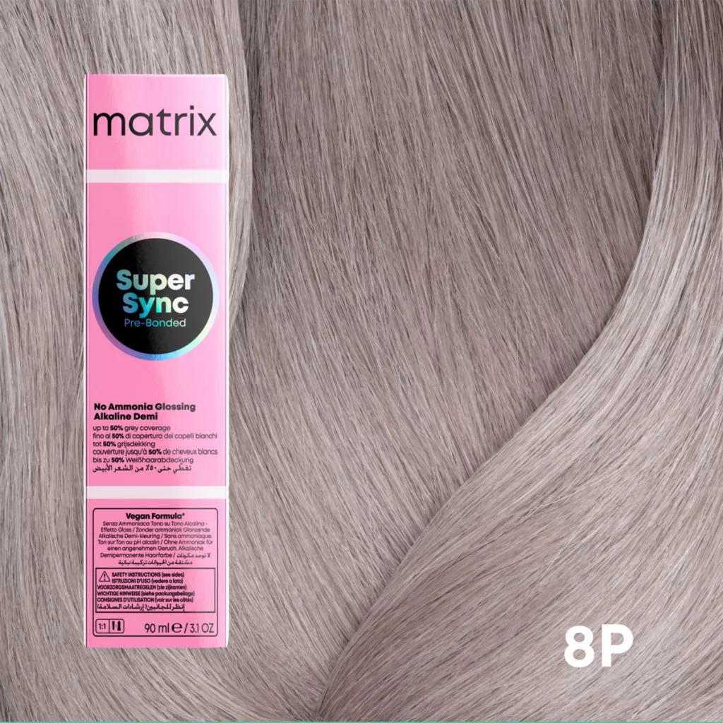 Vopsea de par fara amoniac 8.9 Matrix Professional Super Sync 90ml 8P