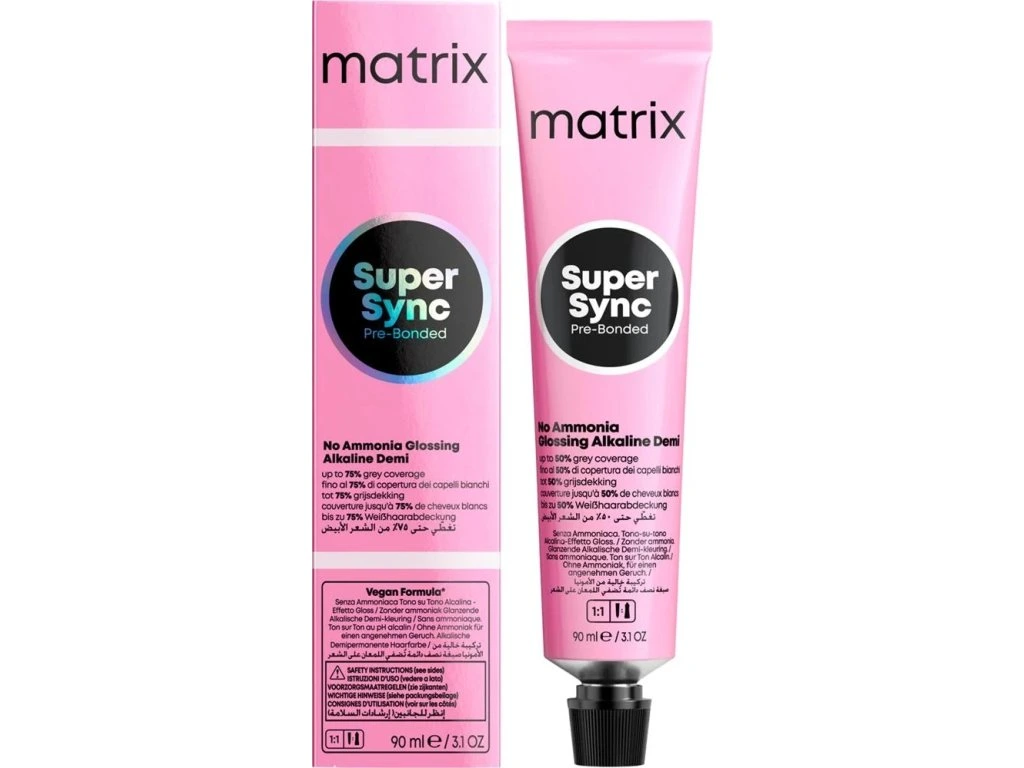 Vopsea de par fara amoniac Matrix Professional Super Sync 90ml 9MM