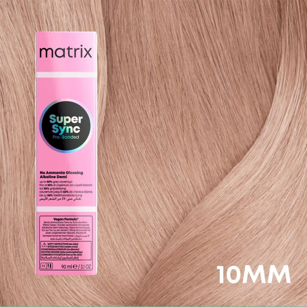 Vopsea de par fara amoniac Matrix Professional Super Sync 90ml 10MM