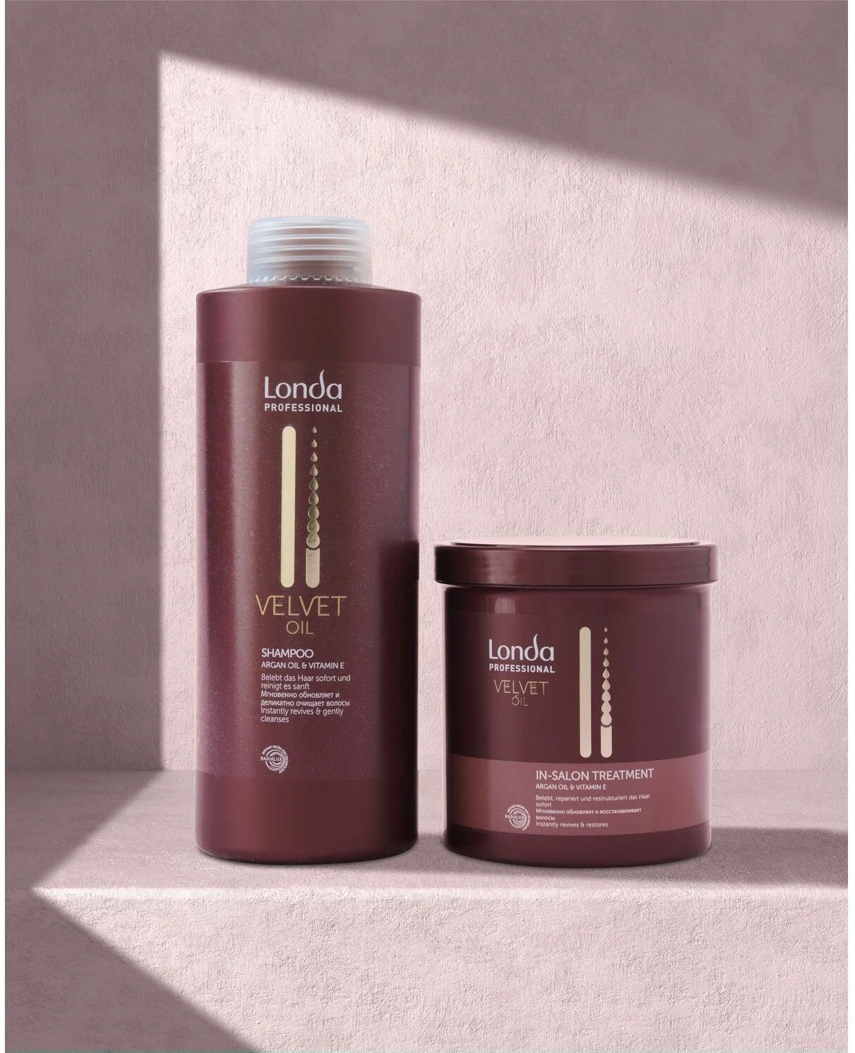 Set hidratant cu ulei de argan Londa Professional Velvet Oil