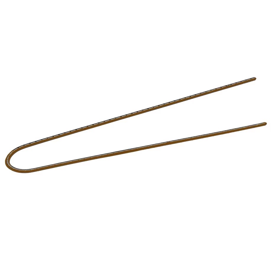 Sabrina - ace de coc drepte lungi 7,5 cm maro 250gr
