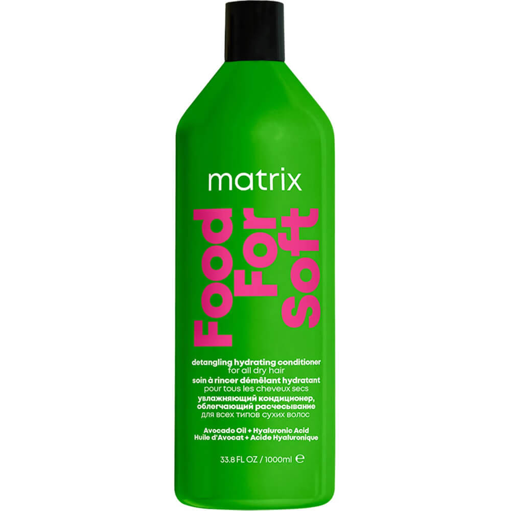 Balsam Matrix Food For Soft 1000ml cu ulei de avocado si acid hialuronic par uscat