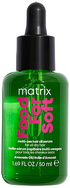 Ulei par uscat Matrix Food For Soft 50ml cu ulei de avocado si acid hialuronic