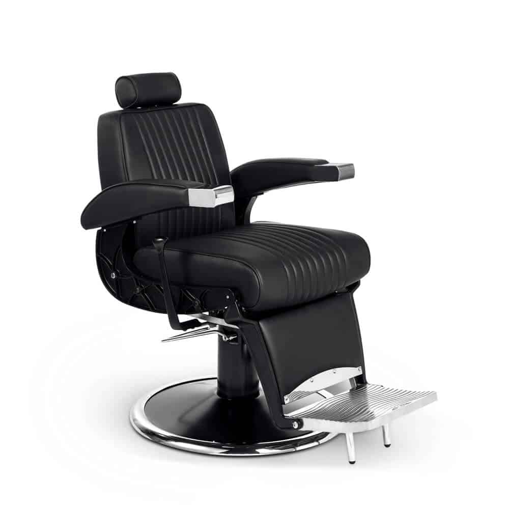 Mirplay Hugo Black - scaun frizerie premium, negru