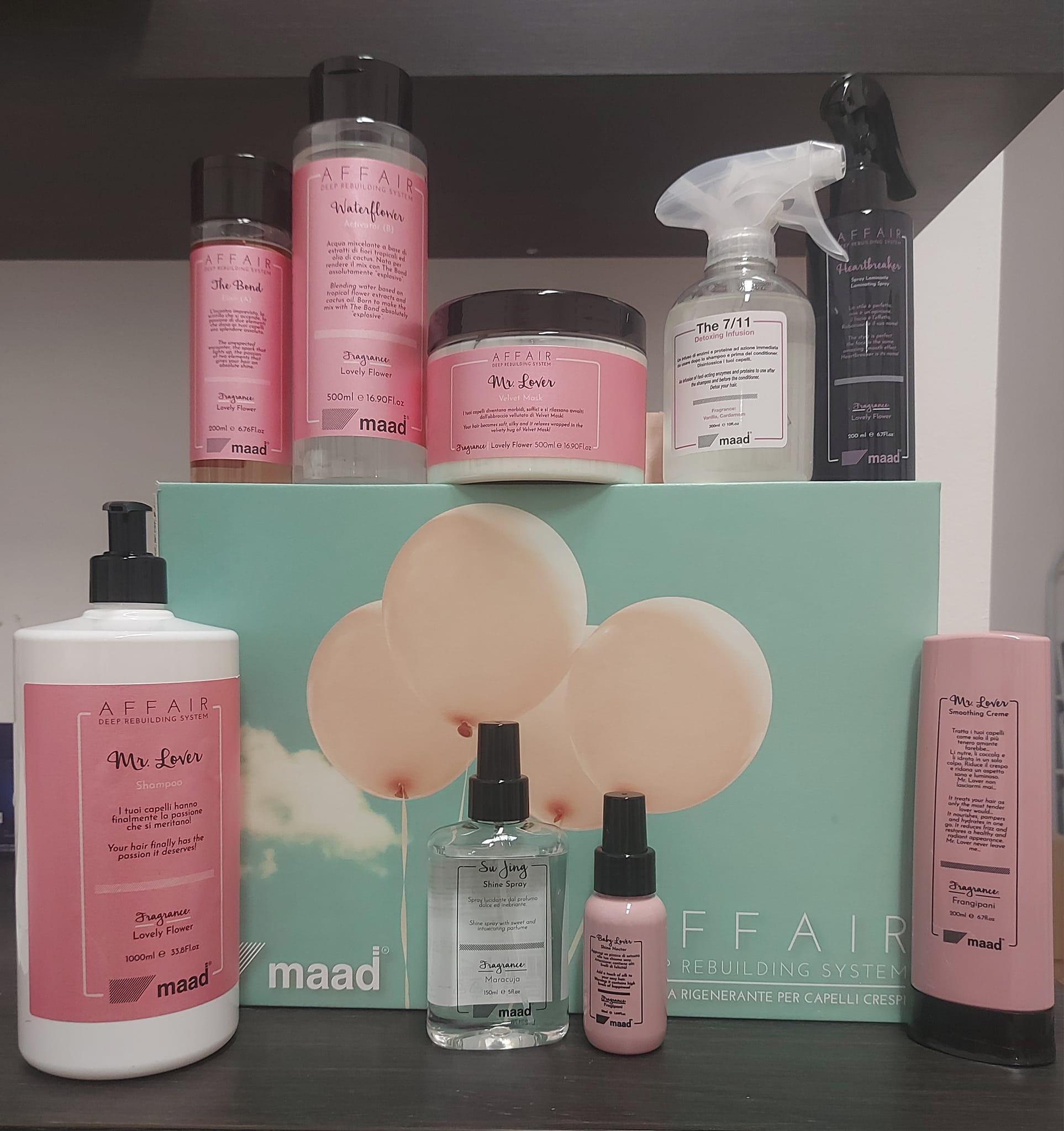 Maad Affair Deep Rebuilding System - tratament capilar multifunctional - reconstructie, detox, intindere