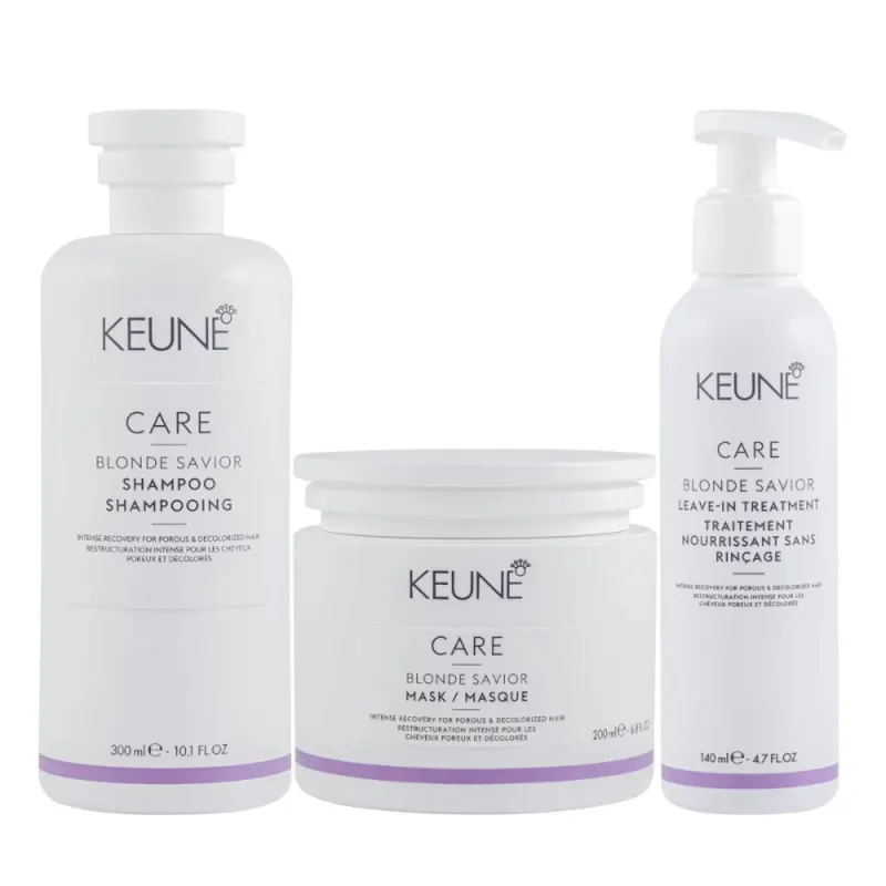 Set par Keune Care Blonde Savior - 3 produse