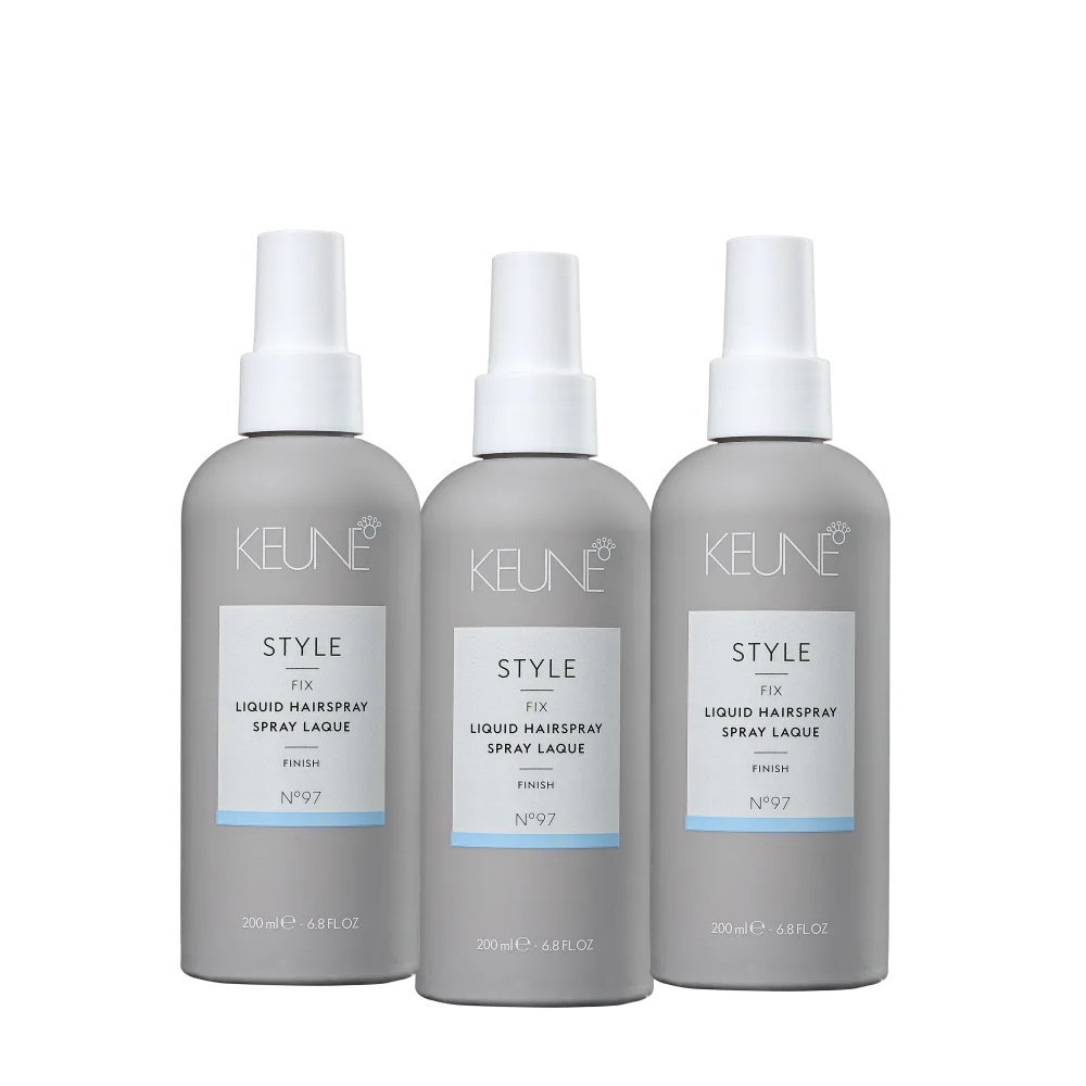 Pachet 3 x Fixativ lichid Keune Style No 97 Liquid Hairspray 200ml