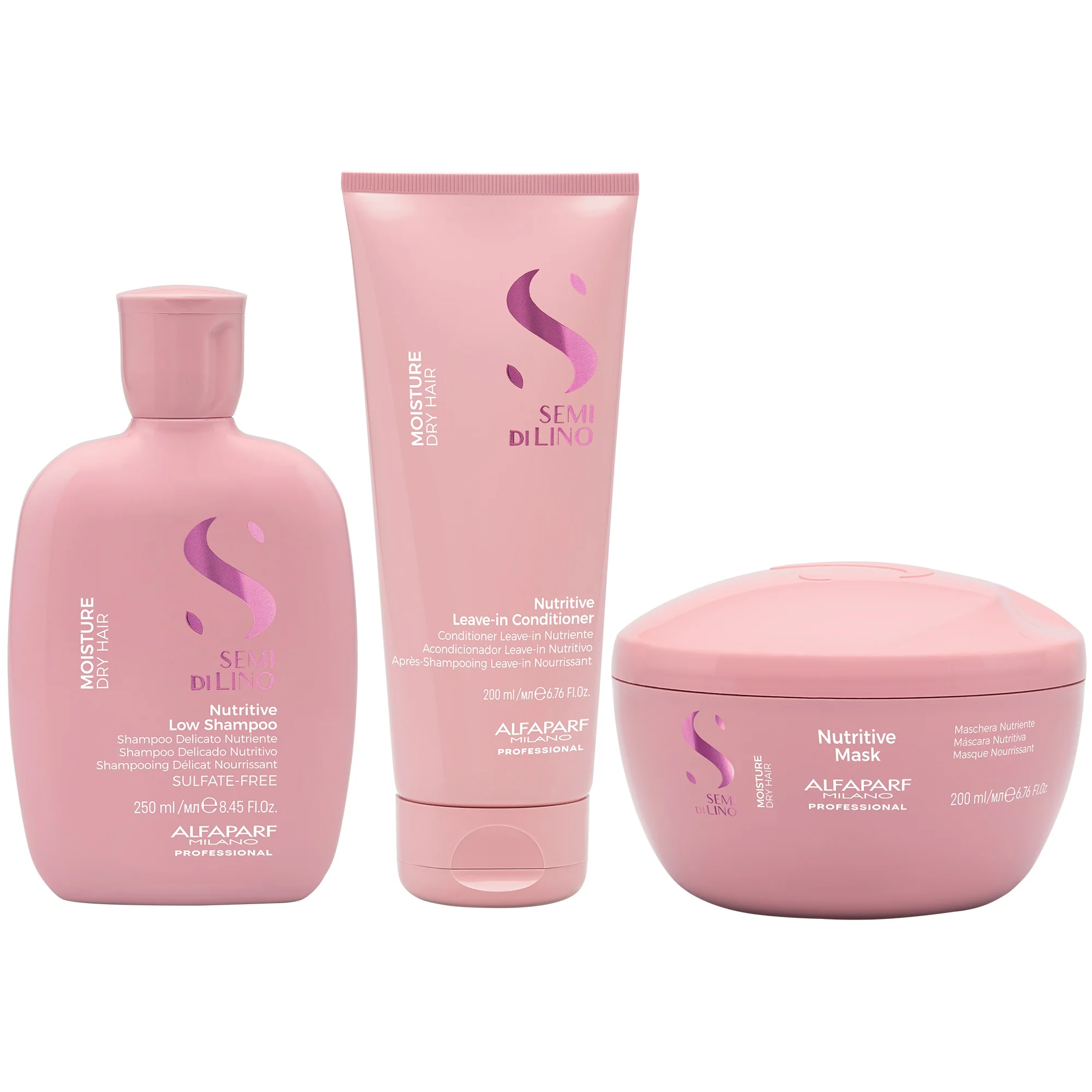 Set pentru par uscat Alfaparf Milano Semi di Lino Moisture