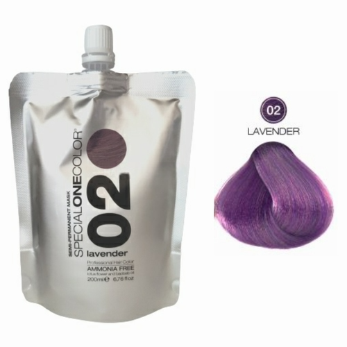 Masca de par nuantatoare fara amoniac Special One Color 02 Lavander 200ml
