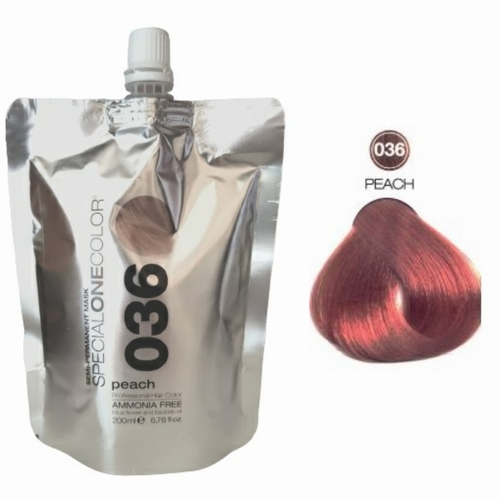 Masca de par nuantatoare fara amoniac Special One Color 036 Peach 200ml