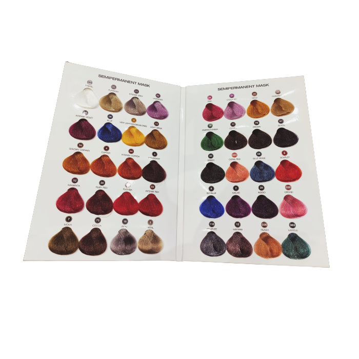 Catalog 40 Culori Masti colorante semipermanente Special One Color