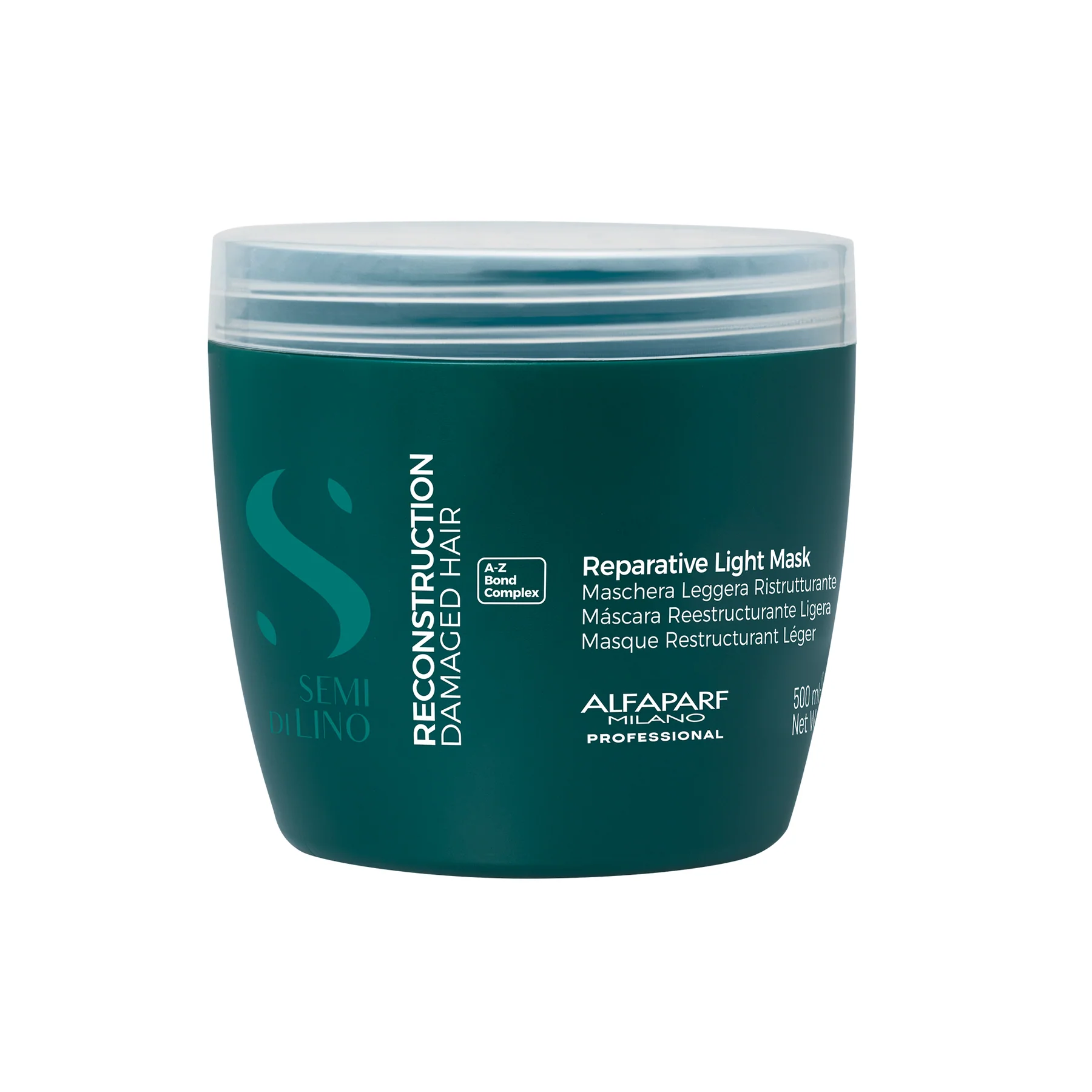 Alfaparf Milano Semi di Lino Reconstruction Reparative Light Mask 500ml – Masca Reparatoare pentru Par Fin si Deteriorat
