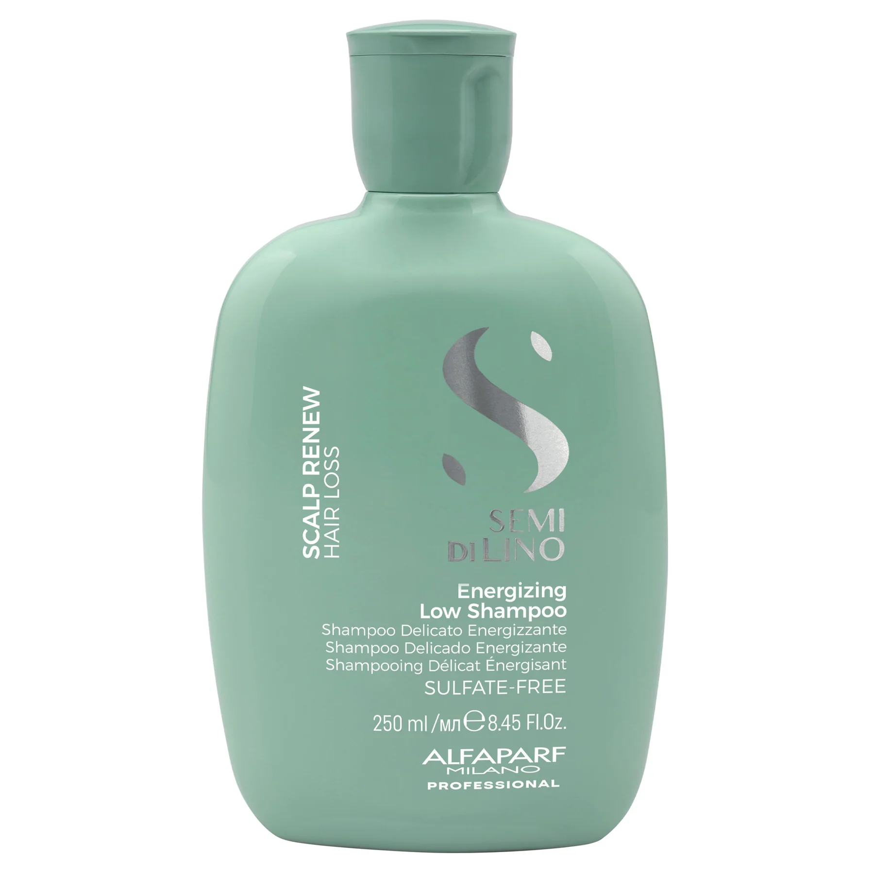 Alfaparf Milano Semi di Lino Scalp Renew Energizing Low Shampoo 250ml – Sampon Energizant pentru Par Subtire si Fragil