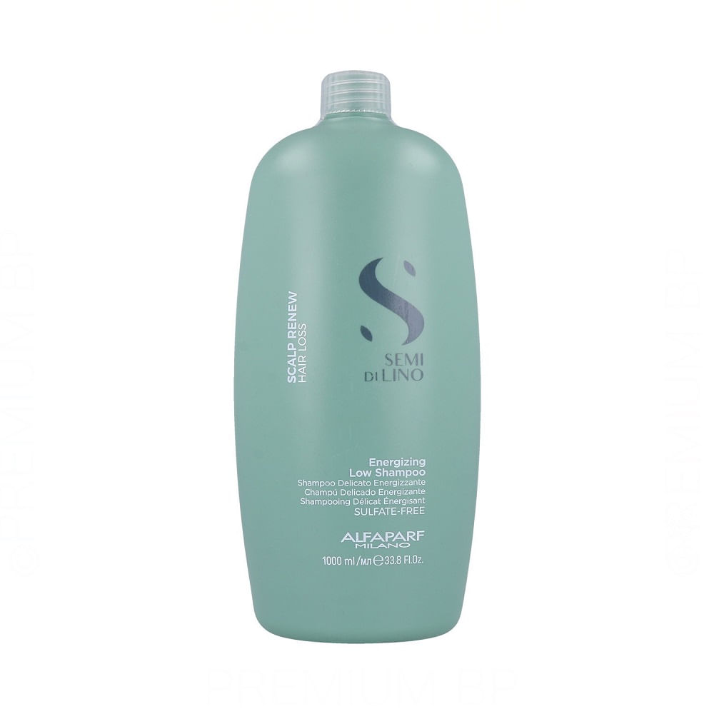 Alfaparf Milano Semi di Lino Scalp Renew Energizing Low Shampoo 1000ml – Sampon Energizant pentru Par Subtire si Fragil