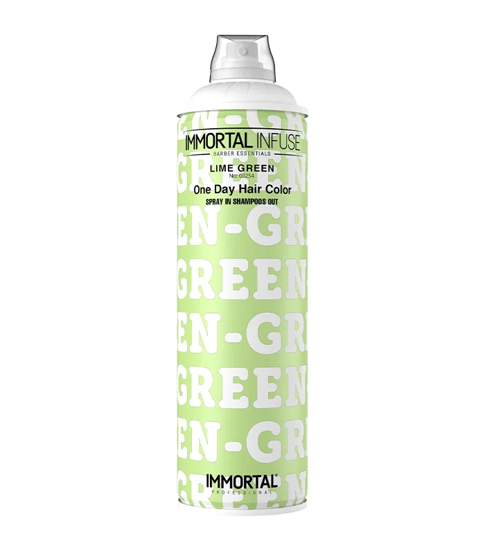 IMMORTAL Infuse  Lime Green Spray colorant pentru par 200 ml