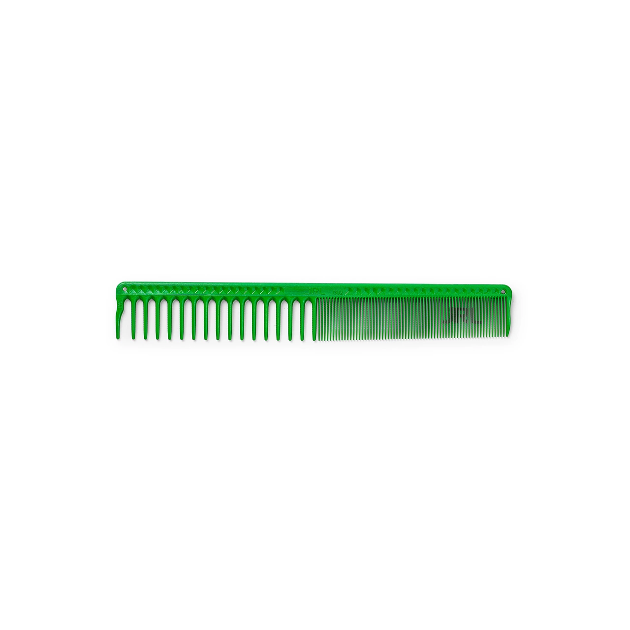 JRL Cutting Comb 302 Green – pieptene profesional, dinți fini pentru păr scurt