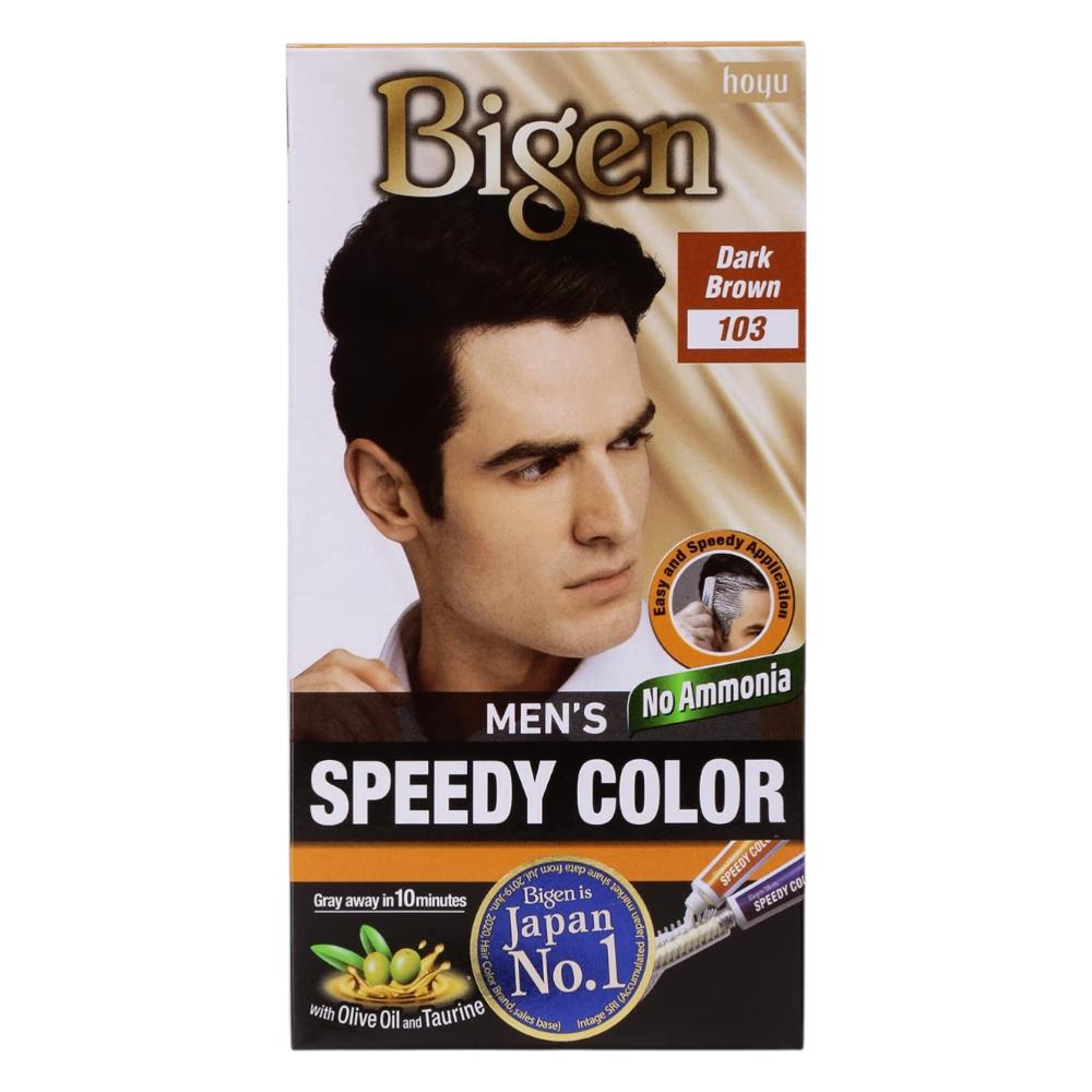 Vopsea profesionala de păr pentru barbati Bigen 103 Dark Brown–Maro Închis