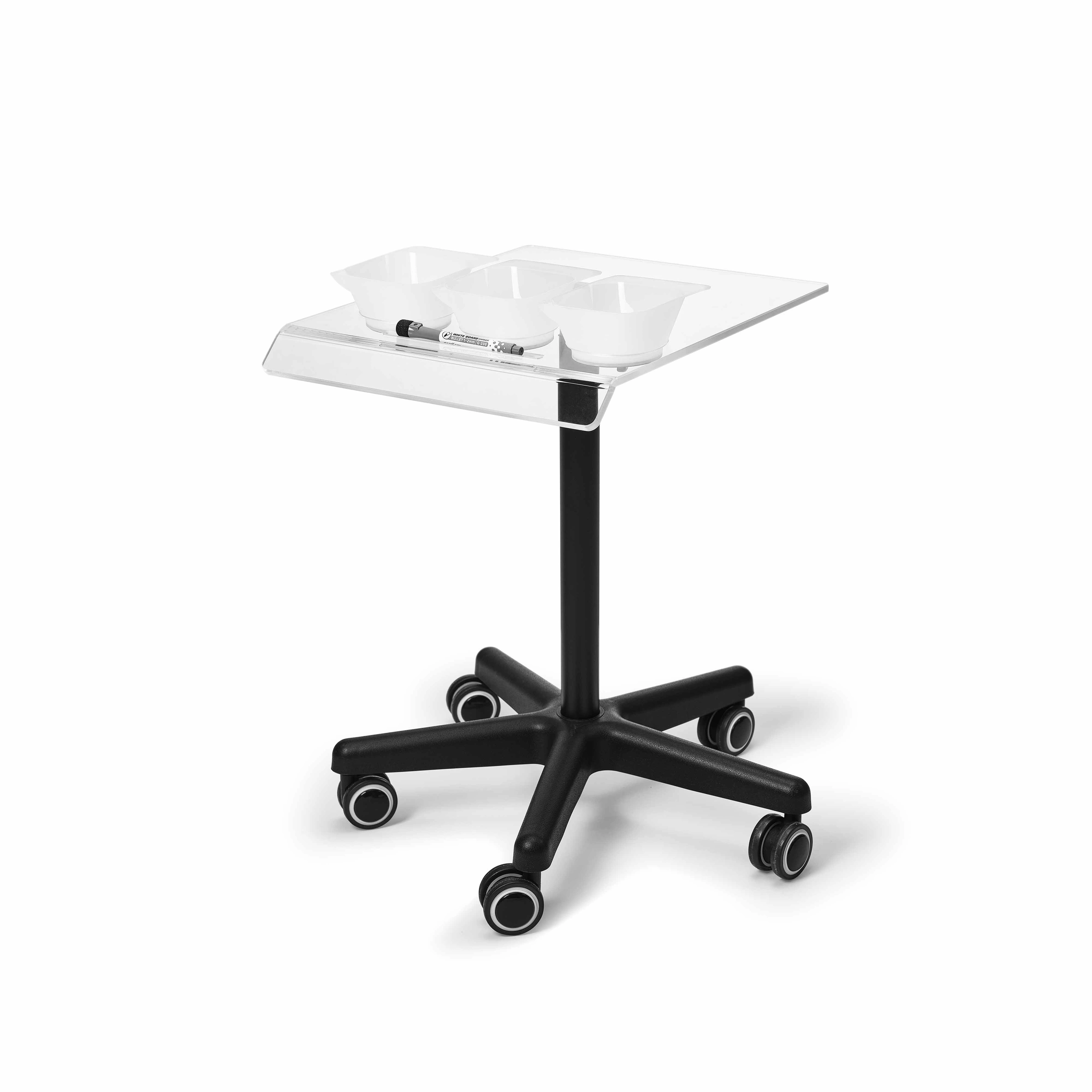 Trolley Plexi – Ucenic acrilic transparent profesional pentru saloane de coafură
