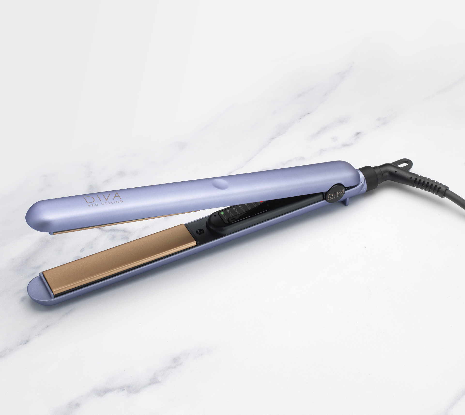 Diva Pro Elite Styler Tahitian Moon - placa de par profesionala PRO210