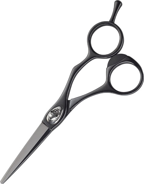 Joewell Black Titanium Skull BT-55 – Foarfece Profesionala de Tuns Păr 5.5″ inch