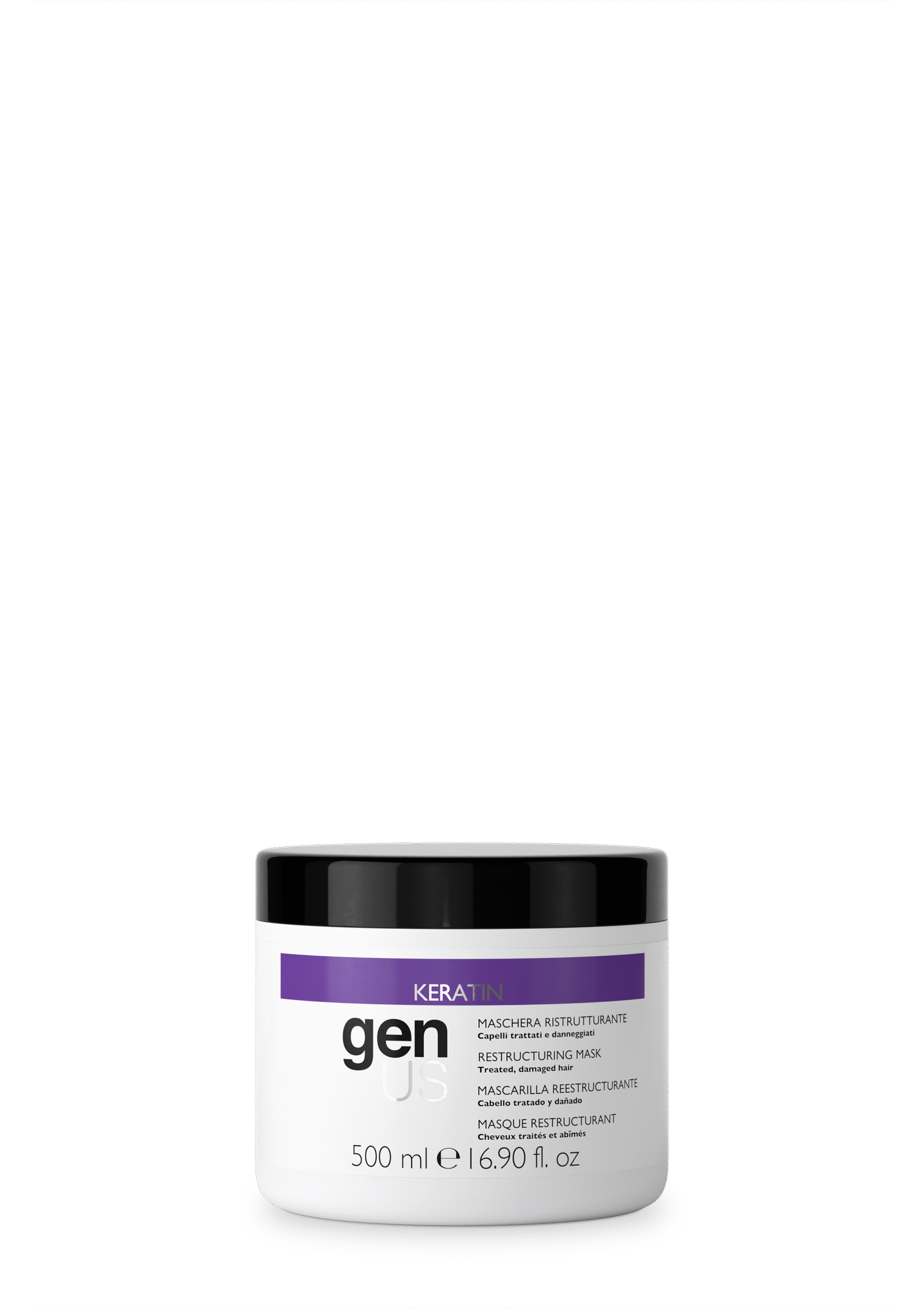 Masca restructuranta pentru par deteriorat – Genus Hair Keratin 500 ml
