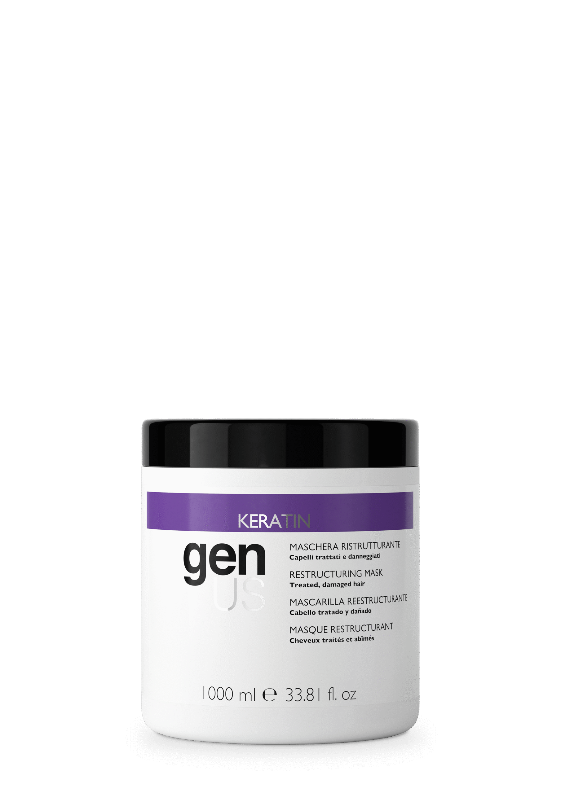 Masca restructuranta pentru par deteriorat – Genus Hair Keratin 1000 ml