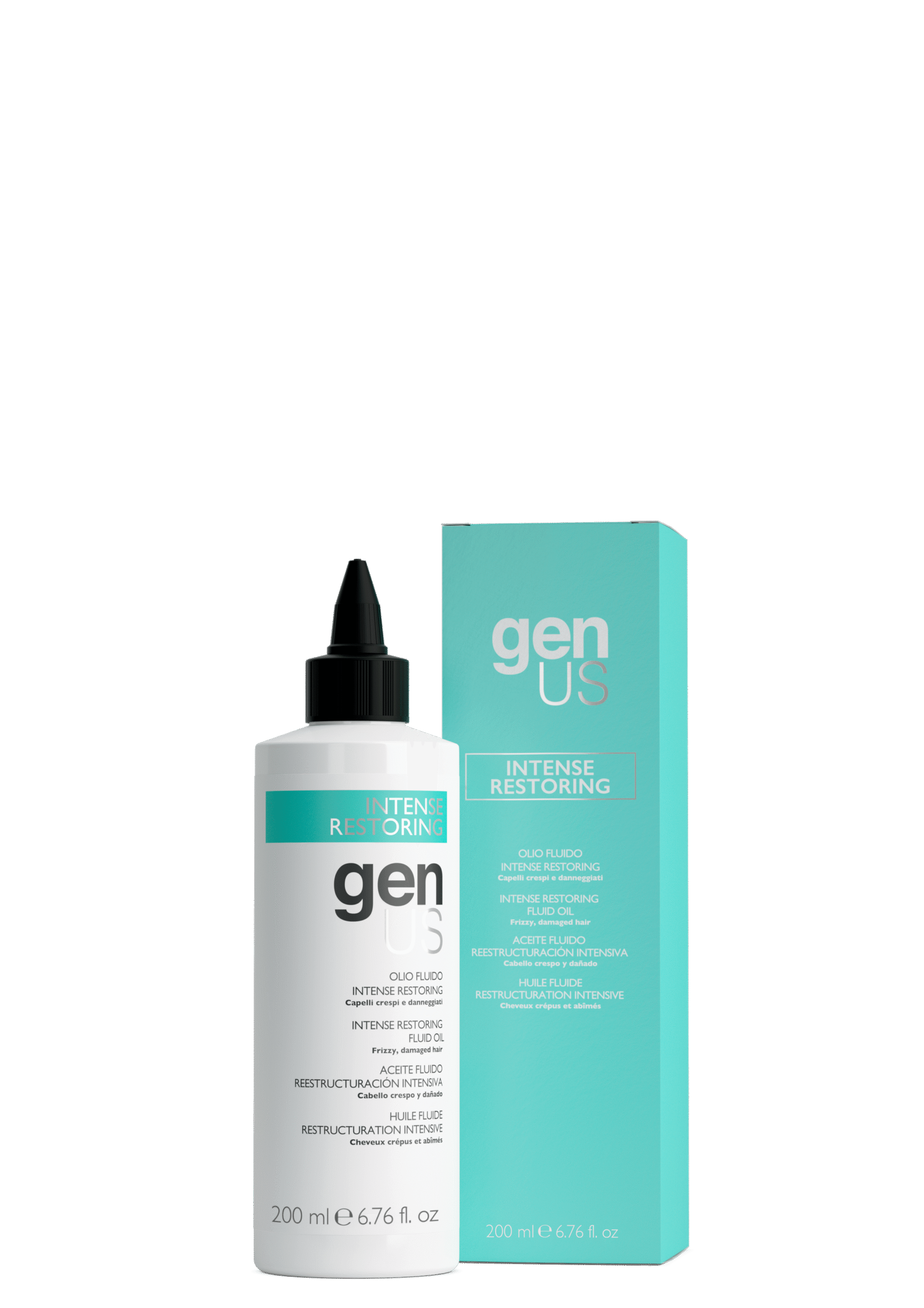 Ulei fluid restructurant pentru par deteriorat – Genus Hair Intense Restoring Fluid Oil 200 ml