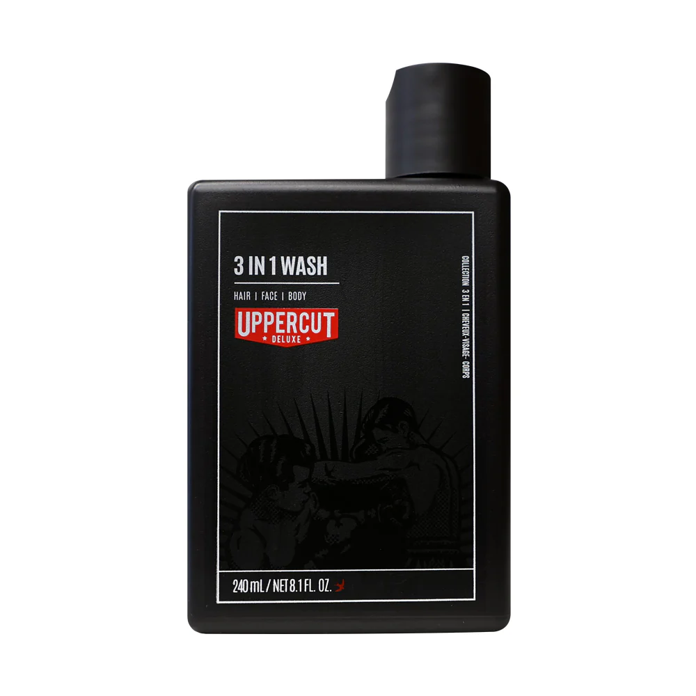 Sampon 3 in 1 barbati Uppercut Deluxe 3-in-1 Wash 240ml